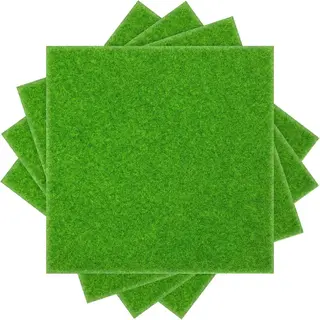 SZTUCZNA TRAWA 4 SZTUKI 20X20 CM MINIATUROWA DEKORACJA MODELARSTWO