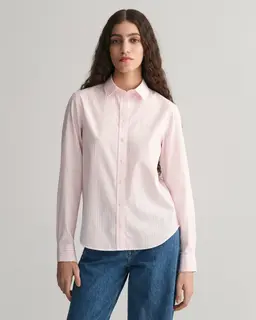 Gant Bawełniana Koszula Damska W Paski Z Długim Rękawem Regular Fit