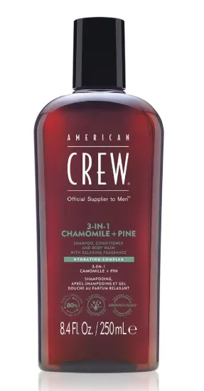 American Crew Chamomile Pine 3w1 Szampon Odżywka i Żel pod Prysznic w Jednym 250ml