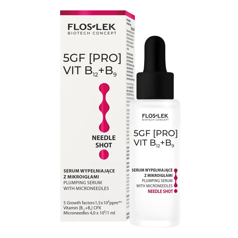 Floslek Biotech Concept Serum Wypełniające z Mikroigłami do Twarzy Needle Shot 30ml