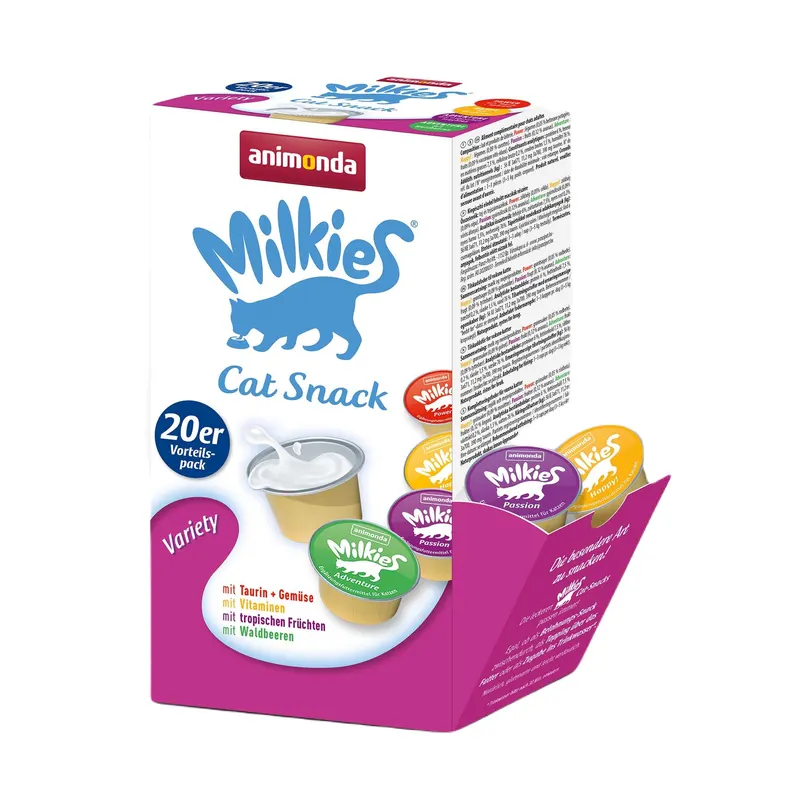 ANIMONDA Milkies Variety Box - przysmak dla kota - 20 x 15g