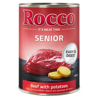 Megapakiet Rocco Senior, 24 x 400 g - Wołowina z ziemniakami
