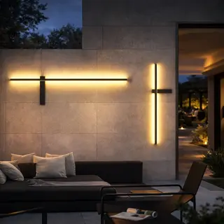 Zewnętrzna lampa elewacyjna led Zenthara