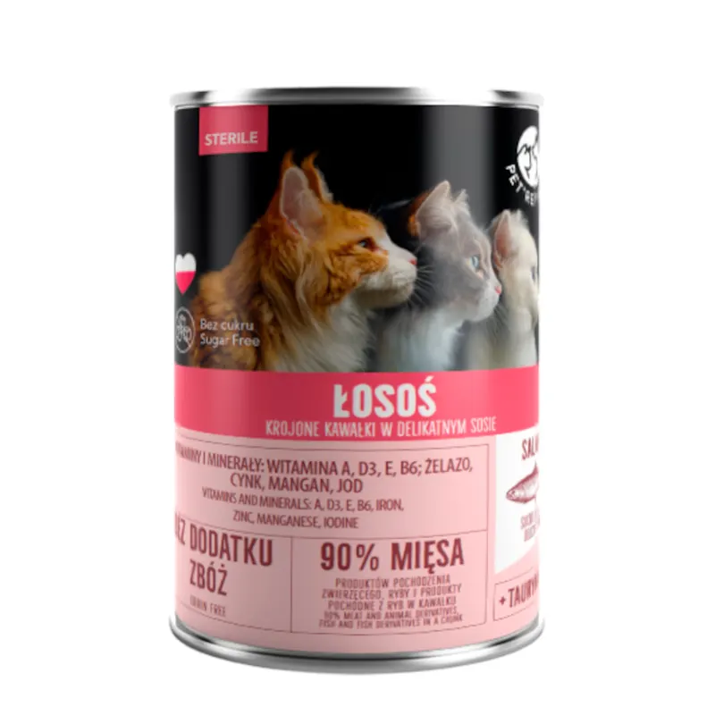 Pet Republic Sterilized w sosie - Łosoś, 20 x 400 g
