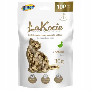 HILTON ŁaKocie Liofilizowana kaczka - przysmak dla kota - 30g
