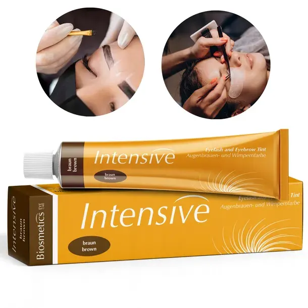HENNA BRĄZOWA DO BRWI RZĘSY BIOCOSMETICS INTENSIVE