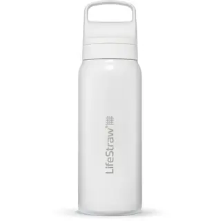 LifeStraw Go 2.0 Stainless Steel Water Filter Bottle 700ml, biały