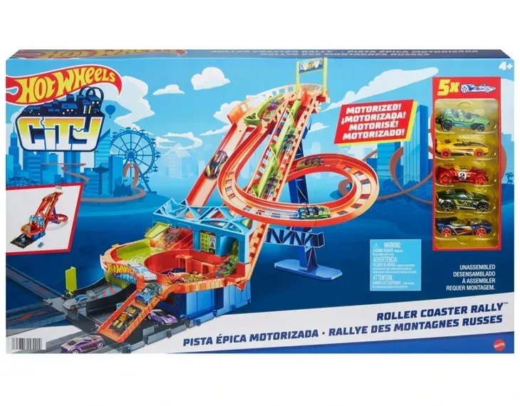 HOT WHEELS zestaw rajdowy Roller Coaster Rally Track ROLLERCOASTER +5 AUTEK