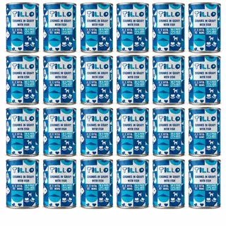 TILLO Kawałki w sosie Ryba - mokra karma dla psa - 24x415g
