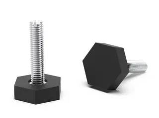 Stopka stała sześciokątna SW-25mm M8 x 30mm, z nacięciem