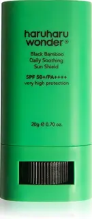 Haruharu Wonder Black Bamboo Daily Soothing Sun Shield Sztyft z Filtrem SPF50+ PA++++ 20g