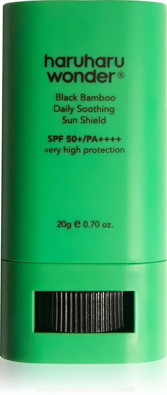 Haruharu Wonder Black Bamboo Daily Soothing Sun Shield Sztyft z Filtrem SPF50+ PA++++ 20g