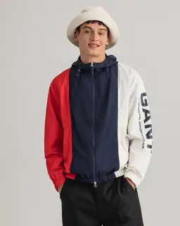 Gant Kurtka Męska Z Kapturem Regular Fit Granatowa