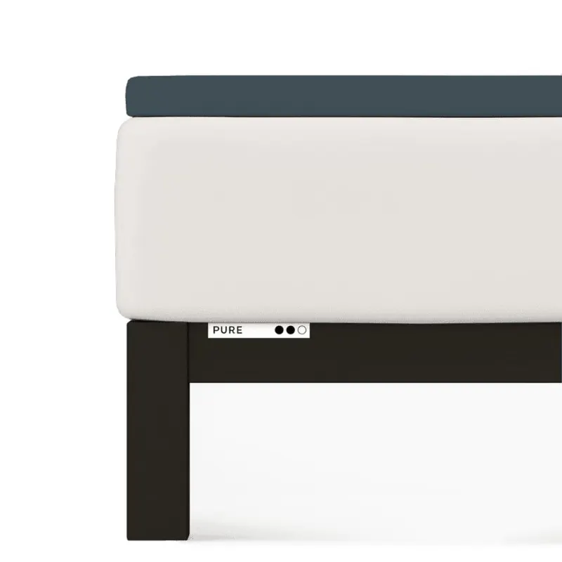 Prześcieradło Schlafgut Pure Topper | 120x200-130x220 cm | Szary Deep | -130x220 Gray Deep 556 - M bawełna