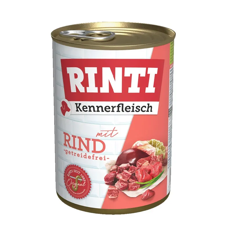 RINTI Kennerfleisch Wołowina - mokra karma dla psa - 400g