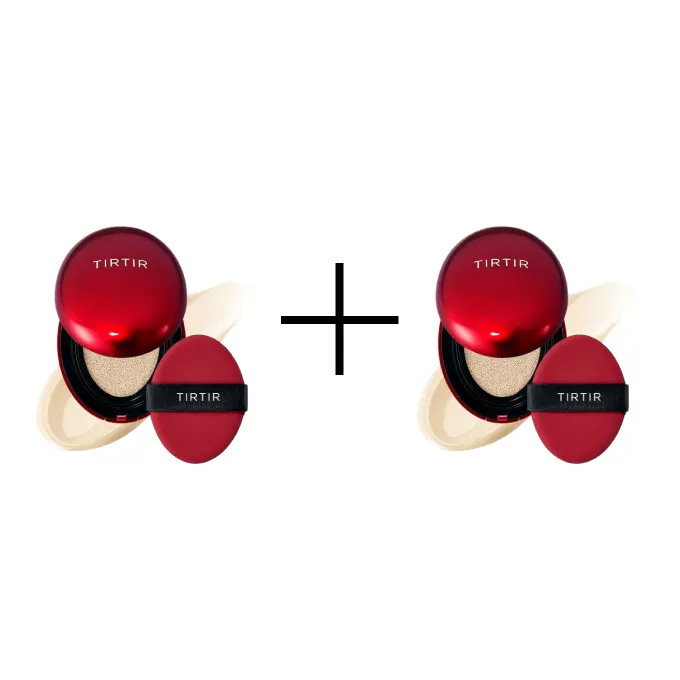 TIRTIR Mask Fit Red Cushion SPF 40 PA++ Podkład w Poduszce 13W Cream 18g 1+1