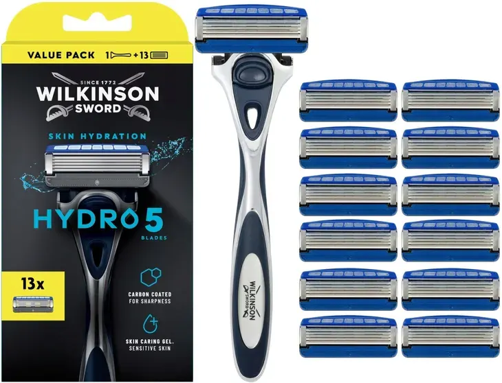Zestaw do Golenia WILKINSON Hydro 5 Hydrating Gel 13x Wkłady + Rączka