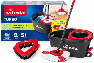 Vileda Turbo Easy Spin & Dry Mop obrotowy z wiadrem