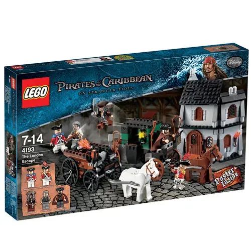 LEGO Piraci z Karaibów, klocki Ucieczka z Londynu, 4193