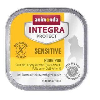 ANIMONDA Integra Protect Sensitive Kurczak Mono - mokra karma dla kota - 100g