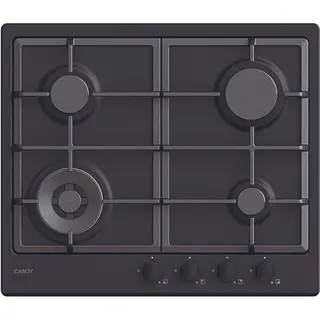 Płyta gazowa Candy Idea CHG6BFB4WB Palnik Wok Żeliwne ruszty Czarny inox