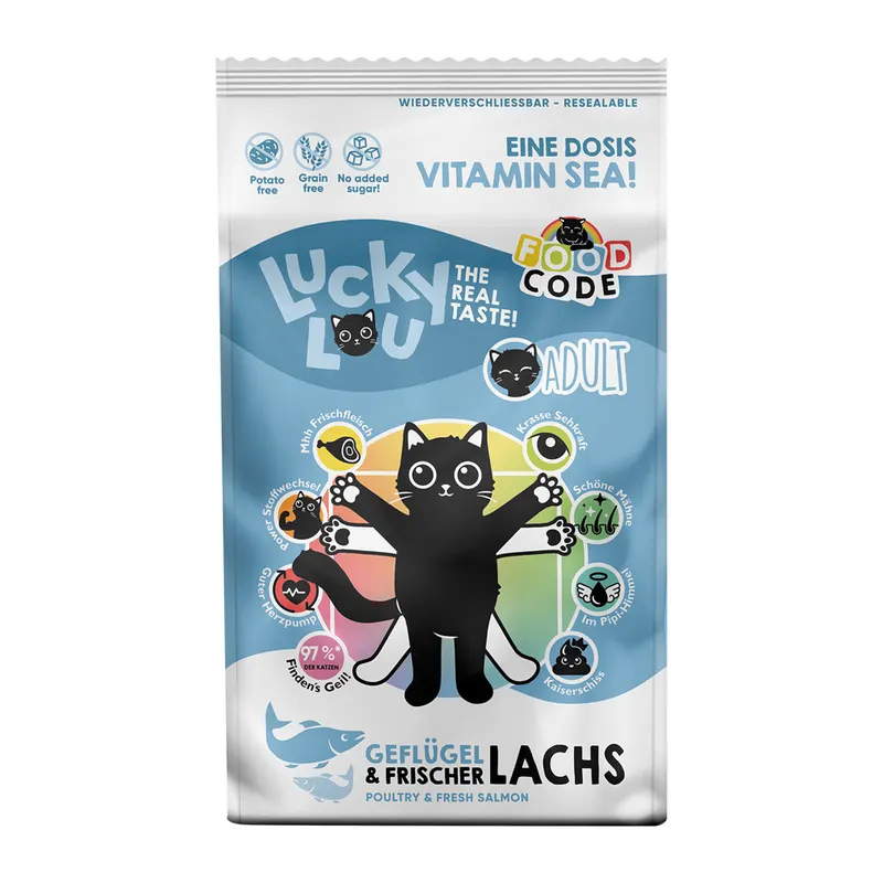 Lucky Lou Adult, drób i łosoś - 1,7 kg