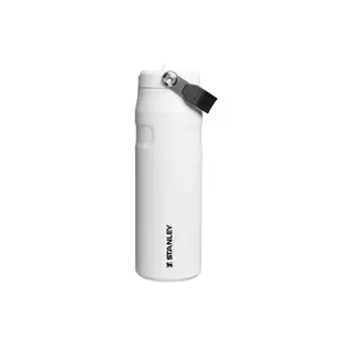 Butelka na wodę Stanley Iceflow™ Flip Straw 2.0 Chalk – 710 ml, biała