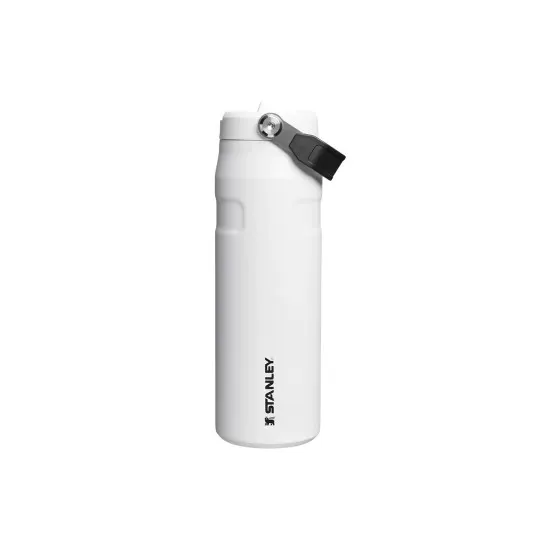 Butelka na wodę Stanley Iceflow™ Flip Straw 2.0 Chalk – 710 ml, biała