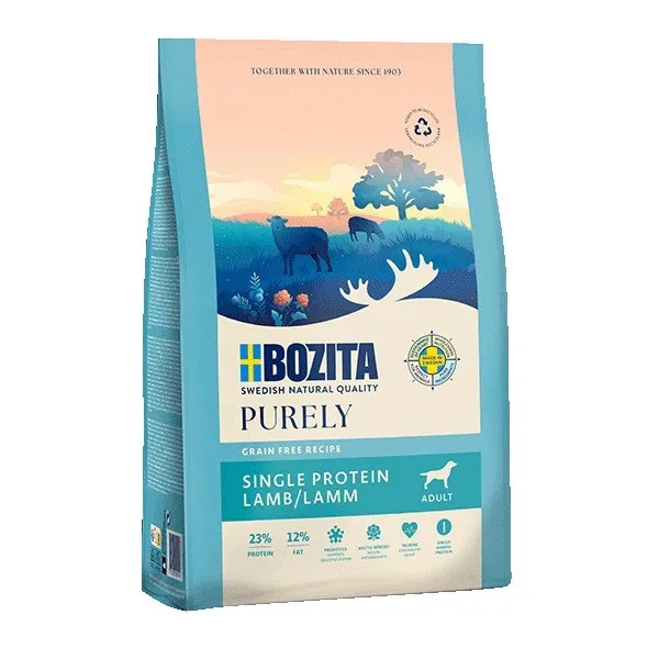 BOZITA Purely Adult Jagnięcina Mono - sucha karma dla psa - 11kg