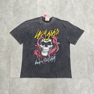 Yao Fashion Graphics Print High Quality 1:1 Cotton Tops Tee Casual Oversize Vintage Streetwear Loose Unisex T Shirt For Men