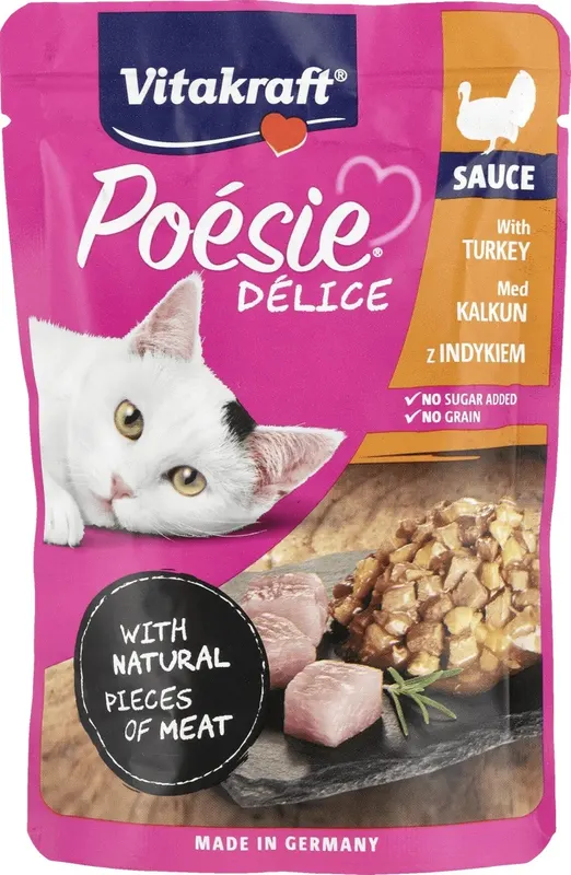 VITAKRAFT POESIE DELICE indyk dla kota - mokra karma dla kota - 85 g