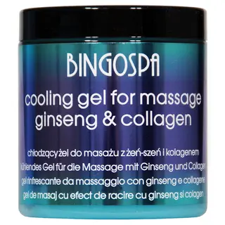 Przeciwbólowy żel do masażu wzbogacony żeń-szeń i kolagenem 250 g BINGOSPA