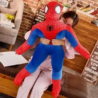 MEGA MASKOTKA PLUSZOWA PLUSZAK PODUSZKA JAŚ SPIDER-MAN MEN SPIDERMEN 80cm