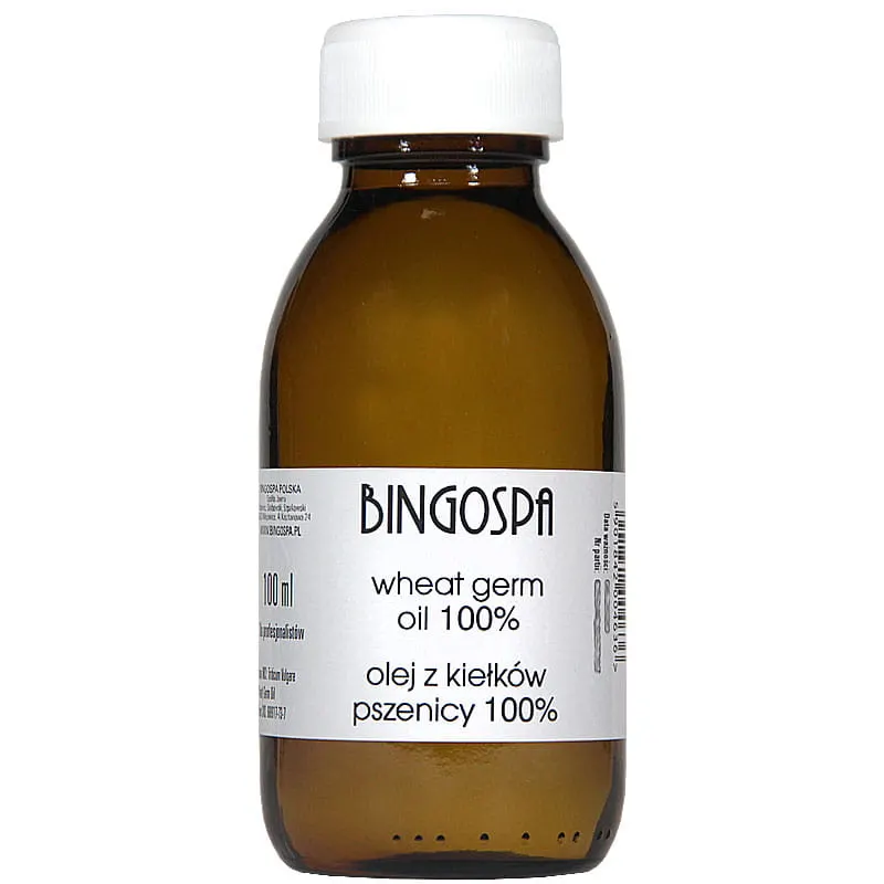 Olej z kiełków pszenicy 100% (Surowiec Kosmetyczny) BINGOSPA 100 ml
