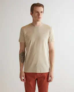 Gant T-Shirt Z Merceryzowanej Bawełny