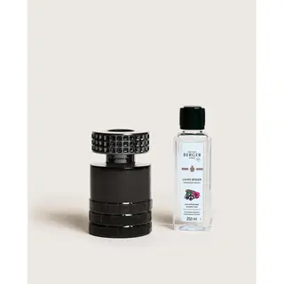 Celebration black - zestaw lampa czarna i esencja Hypnotic oud Maison Berger Paris