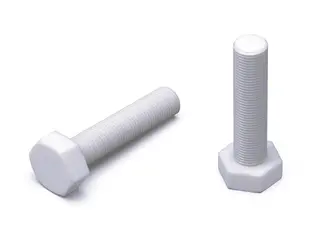 Śruba z łbem sześciokątnym M24 x 70mm, DIN 34810 (DIN931/933); PA 6