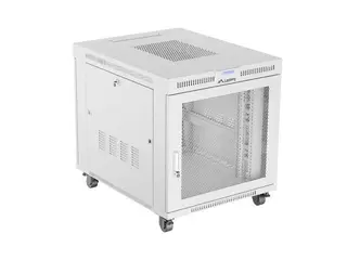 Lanberg Szafa instalacyjna rack stojąca 19 cali 15U 800x1000 drzwi perforowane LCD szara (Flat pack)