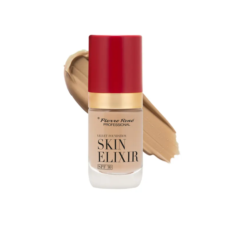 Pierre Rene Skin Elixir SPF30 Podkład Satynowy 05 Tan Nude