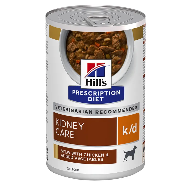Hill's Prescription Diet k/d Kidney Care gulasz, kurczak - 12 x 354 g