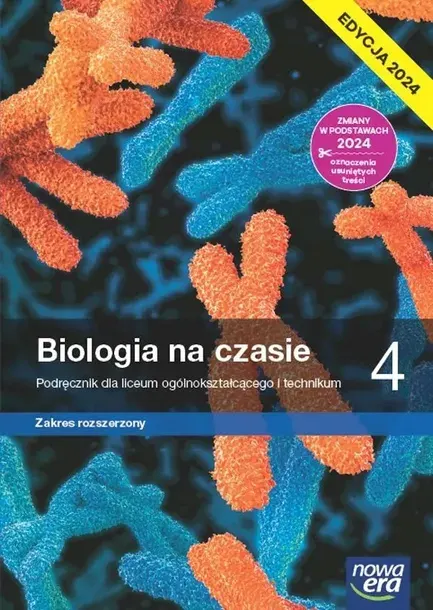 BIOLOGIA NA CZASIE 4 Podręcznik 2024 ROZSZERZONY Nowa Era