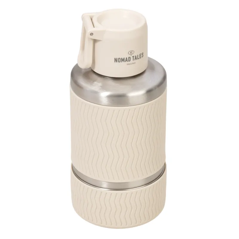 Nomad Tales Spirit 3-w-1 butelka podróżna ze stali nierdzewnej - 800 ml + 2 x 200 ml miska podróżna