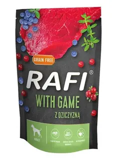 DOLINA NOTECI Rafi Dziczyzna - mokra karma dla psa - 500g