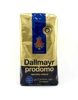Kawa ziarnista 100% Arabica Dallmayr Prodomo 500 g Niska Zawartość Kofeiny