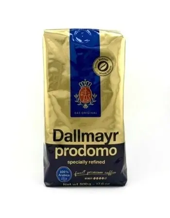 Kawa ziarnista 100% Arabica Dallmayr Prodomo 500 g Niska Zawartość Kofeiny