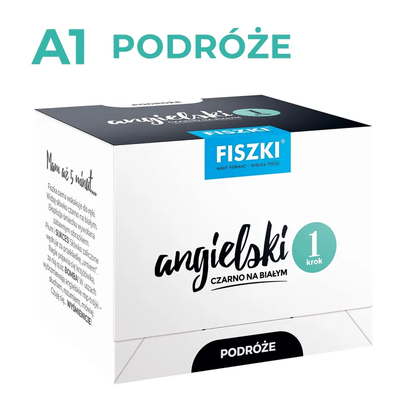 FISZKI - język angielski - Podróże - krok 1 (poziom A1)
