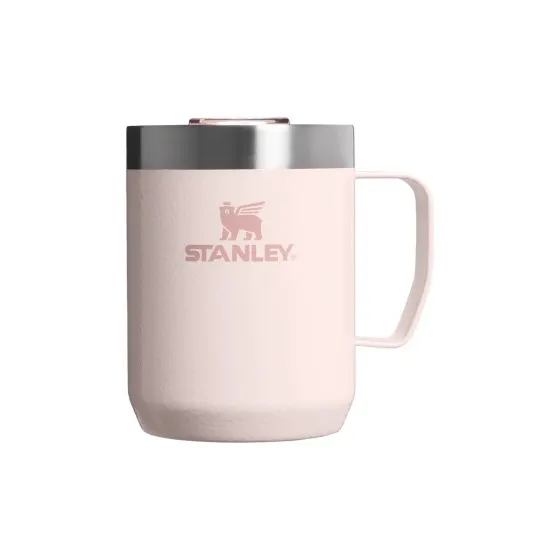 Kubek turystyczny Stanley Everyday Camp Hammertone Rose Quartz – 230 ml, różowy