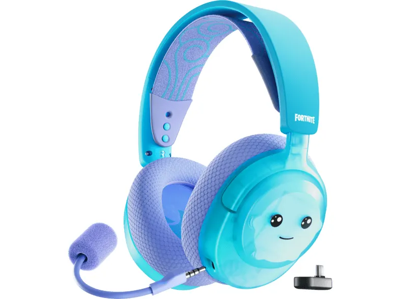 Słuchawki bezprzewodowe STEELSERIES Arctis Nova 3 Wireless Fortnite Niebiesko-fioletowy
