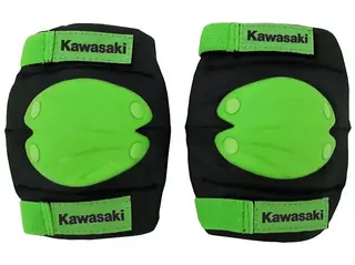 Ochraniacze na łokcie i kolana KAWASAKI rozmiar M Zielony