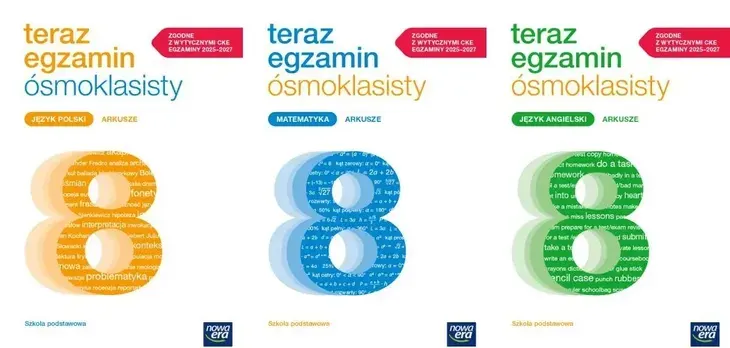 Teraz egzamin ósmoklasisty ARKUSZE DO EGZAMINÓW 2025-2027